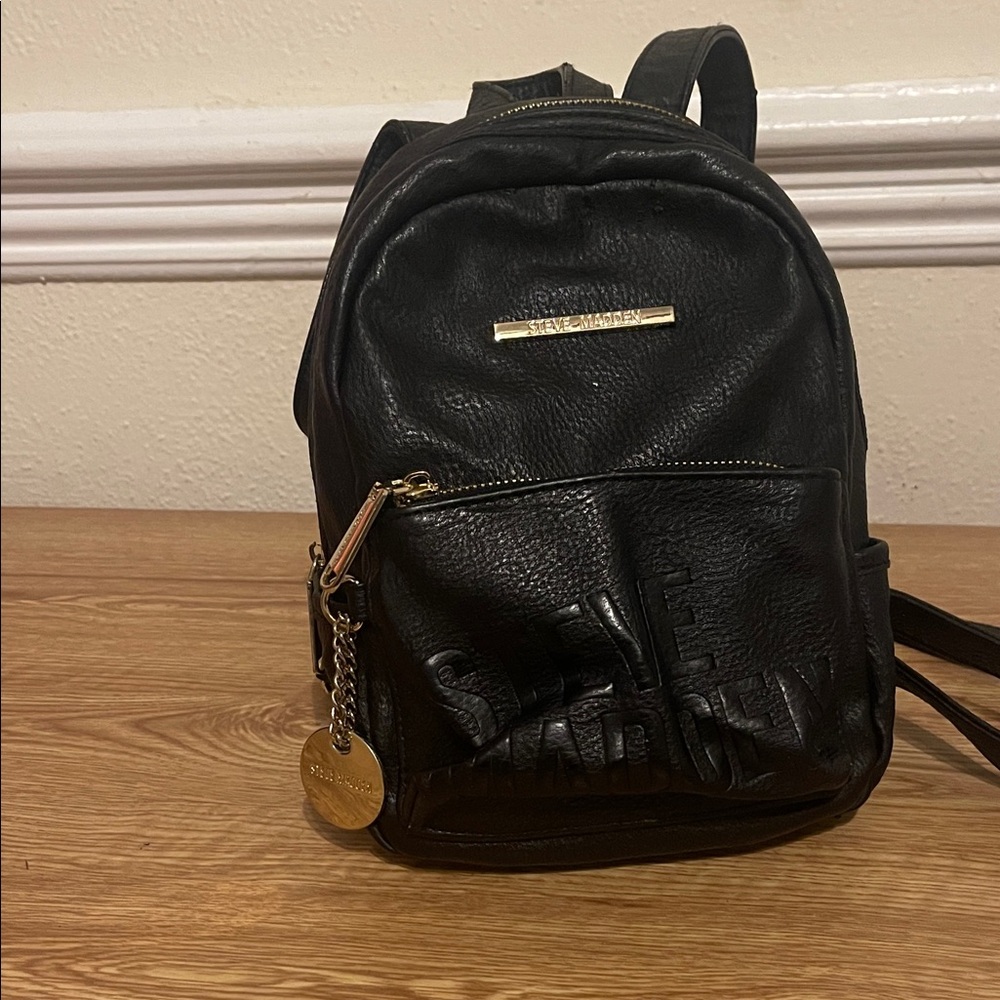 Steve Madden  Black Backpack